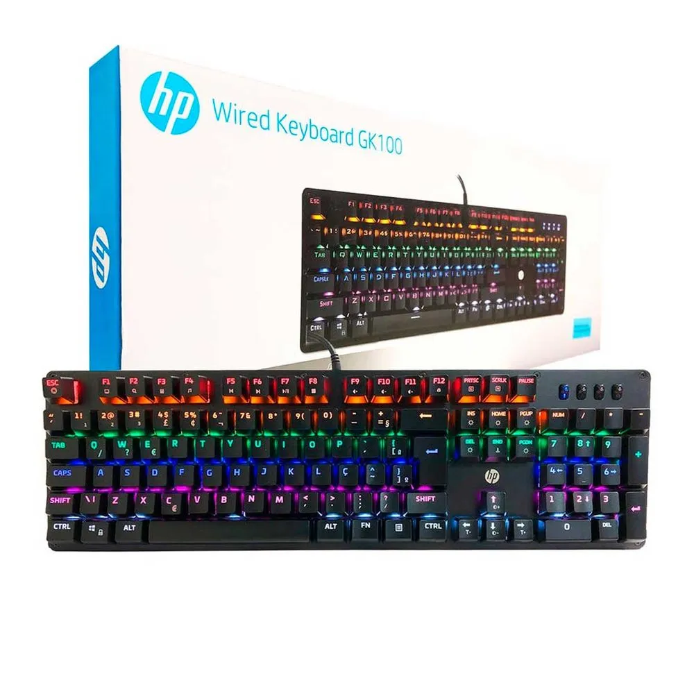 CLAVIER MECANIQUE HP GK100F  RGB