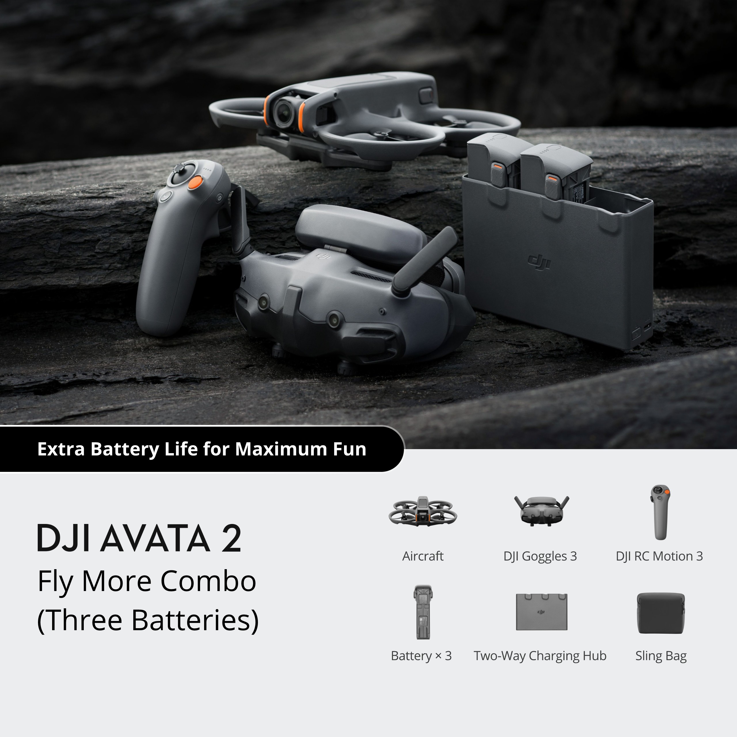 DRONE DJI AVATA 2 COMBO