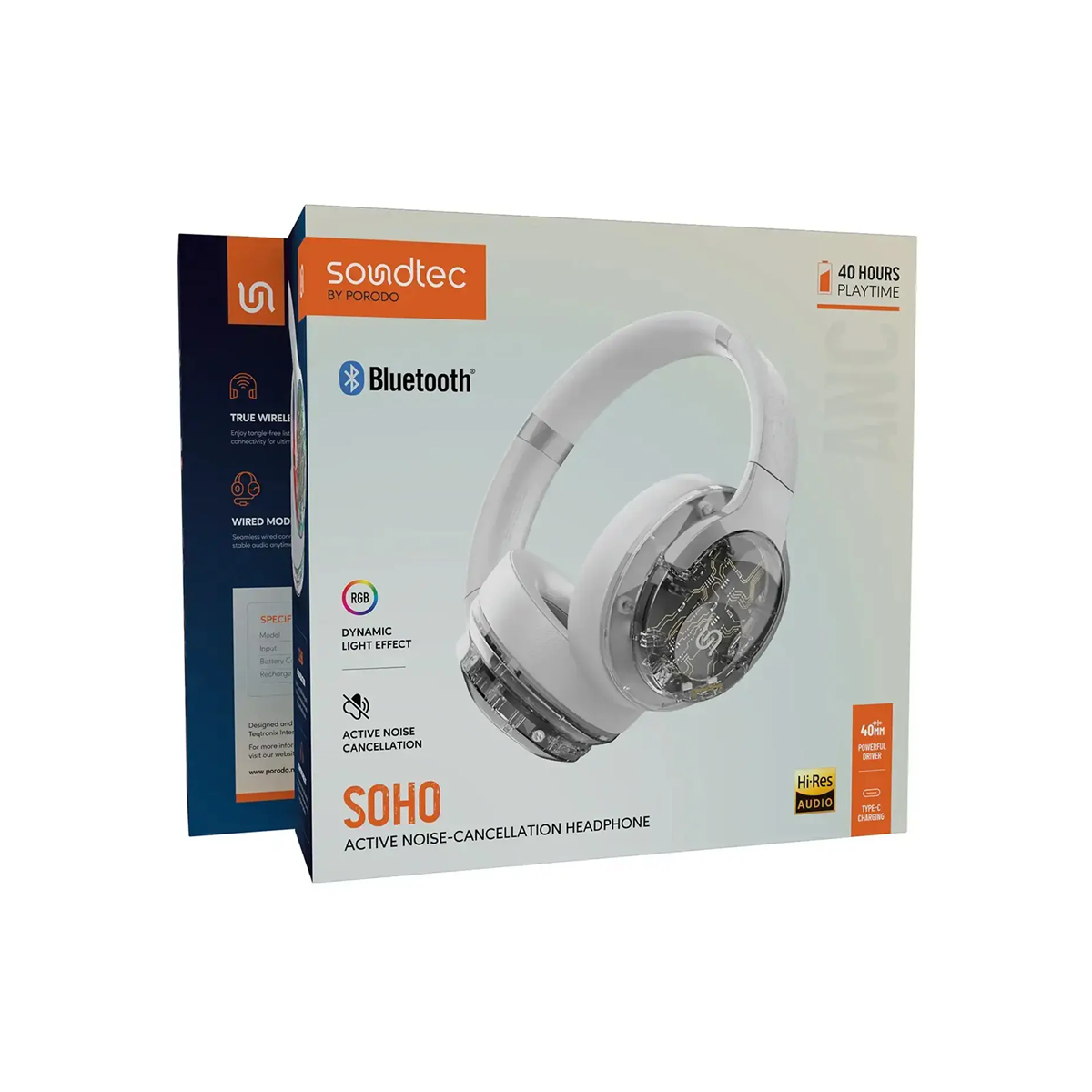 CASQUE BLUETOOTH PORODO SOHO